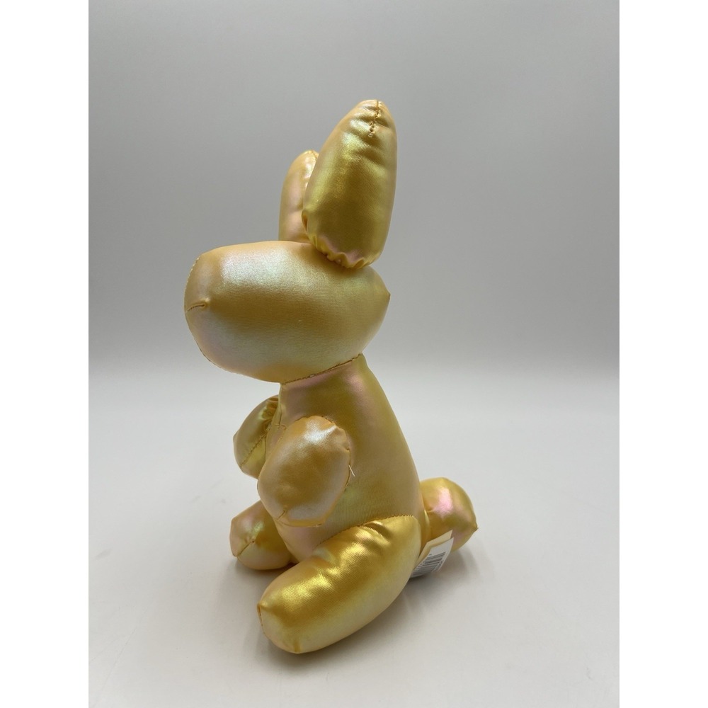 Walmart Holiday Balloonβ Bunny Plush Iridescent Yellow Easter Rabbit 10"